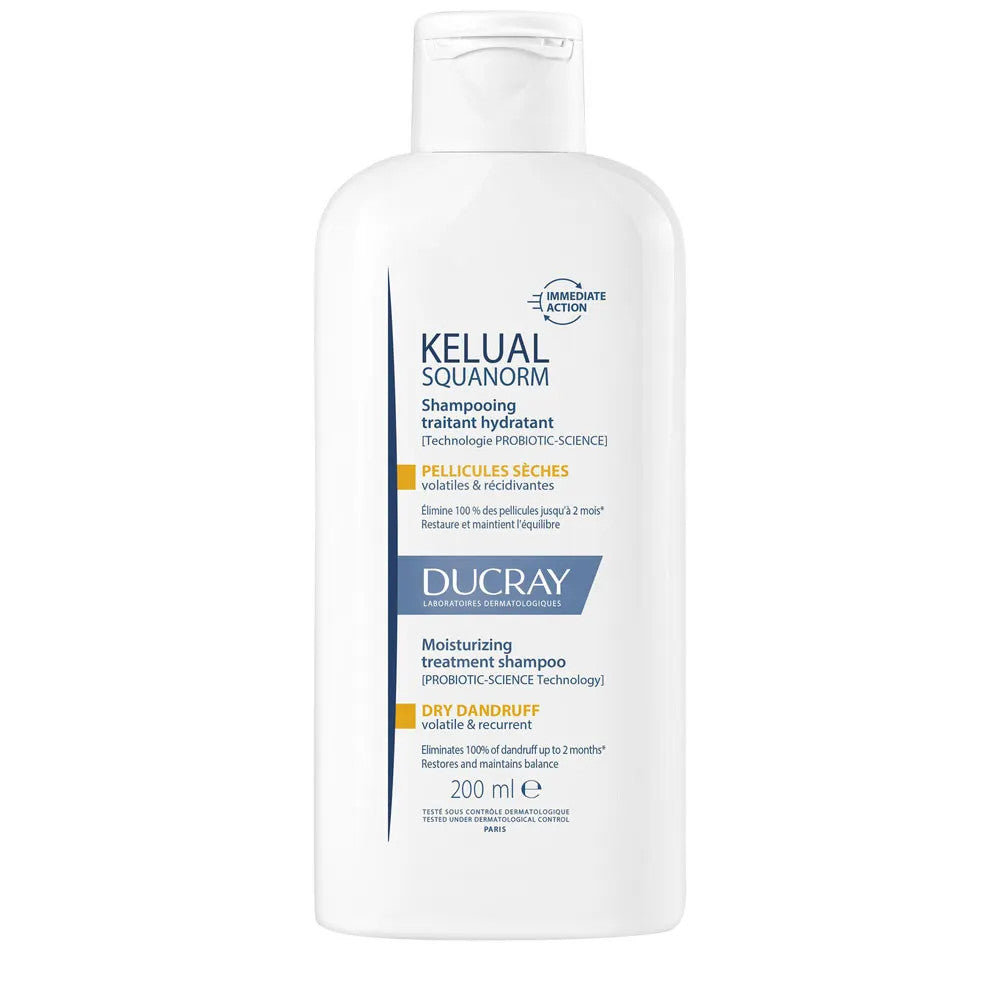 Ducray Kelual Squanorm Shampoing hydratant antipelliculaire 200 ml 