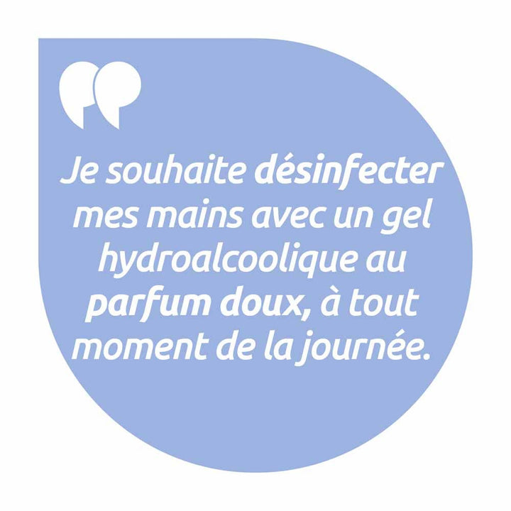Baccide Gel Mains Désinfectant Hydroalcoolique Fleur de coton Peaux sensibles 300ml (10.14fl oz)