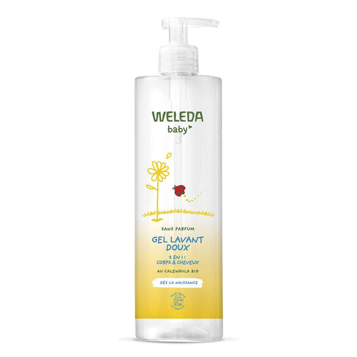 Weleda Babies & Children Sanftes Reinigungsgel 2 in 1 Körper & Haare 400ml