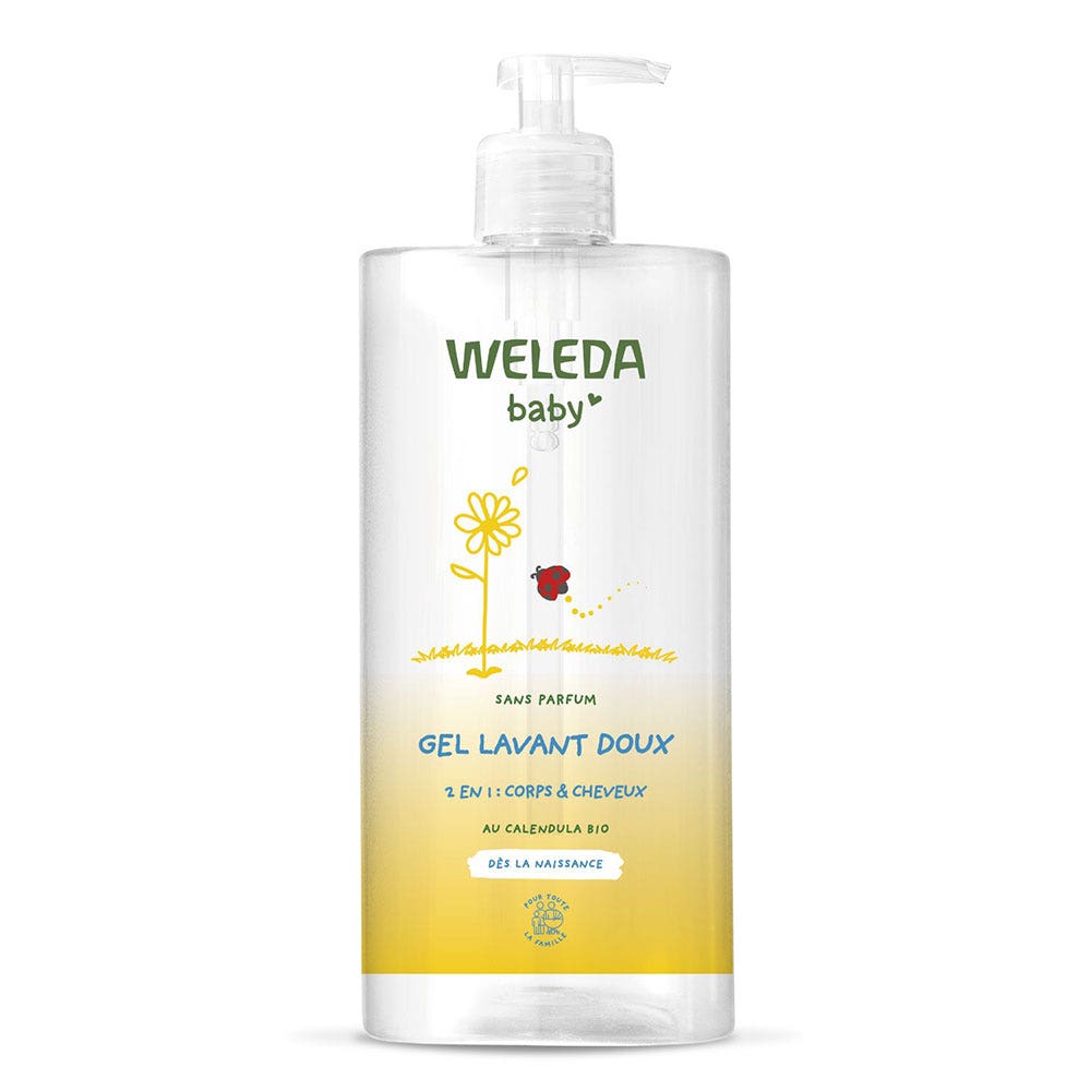Weleda Babies & Children Gentle Cleansing Gel 2 in 1 Body & Hair 750ml (25.36fl oz)