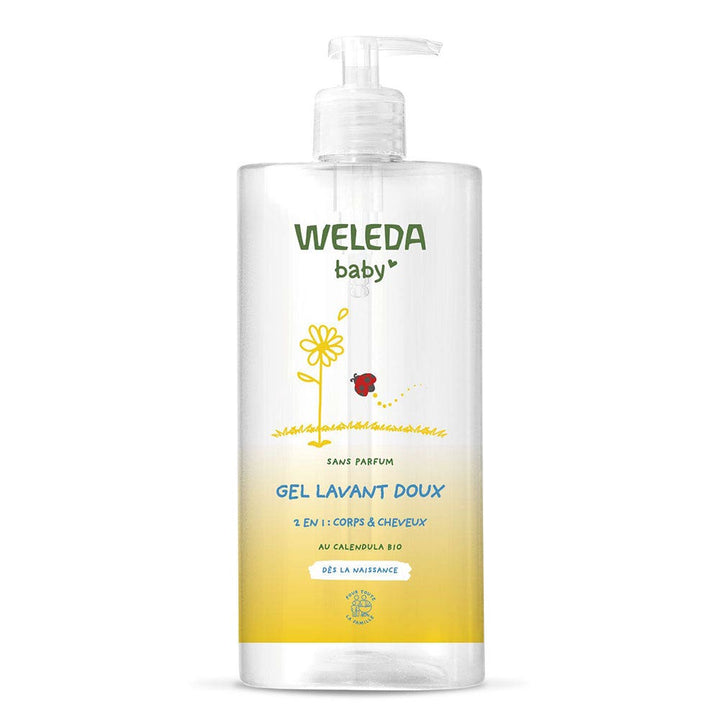 Weleda Babies & Children Sanftes Reinigungsgel 2 in 1 für Körper & Haare 750ml