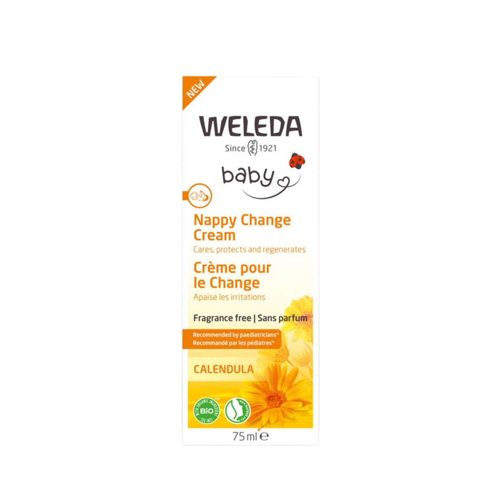 Weleda Babies & Children Nappy Change Cream Fragrance Free fragrance-free with soothing calendula 75ml (2.54fl oz)