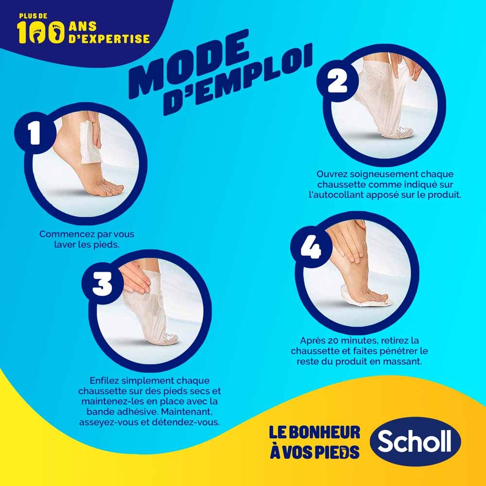 Scholl Nourishing Foot Mask Argan Oil 1 Pair
