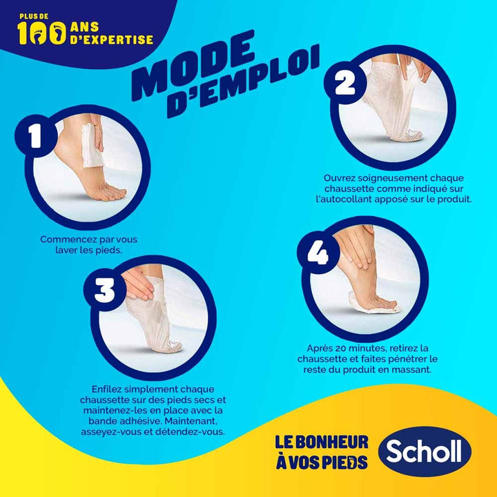 Scholl Nourishing Foot Mask Argan Oil 1 Pair