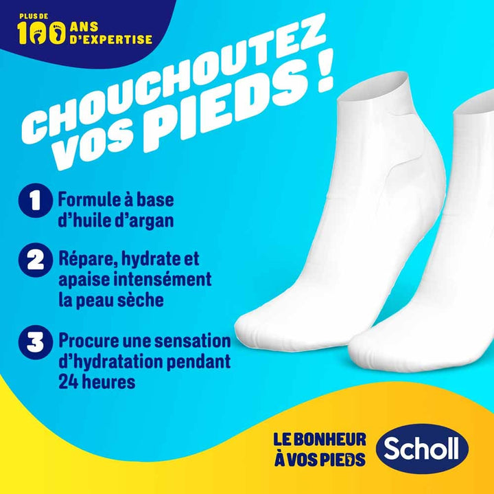 Scholl Nourishing Foot Mask Argan Oil 1 Pair