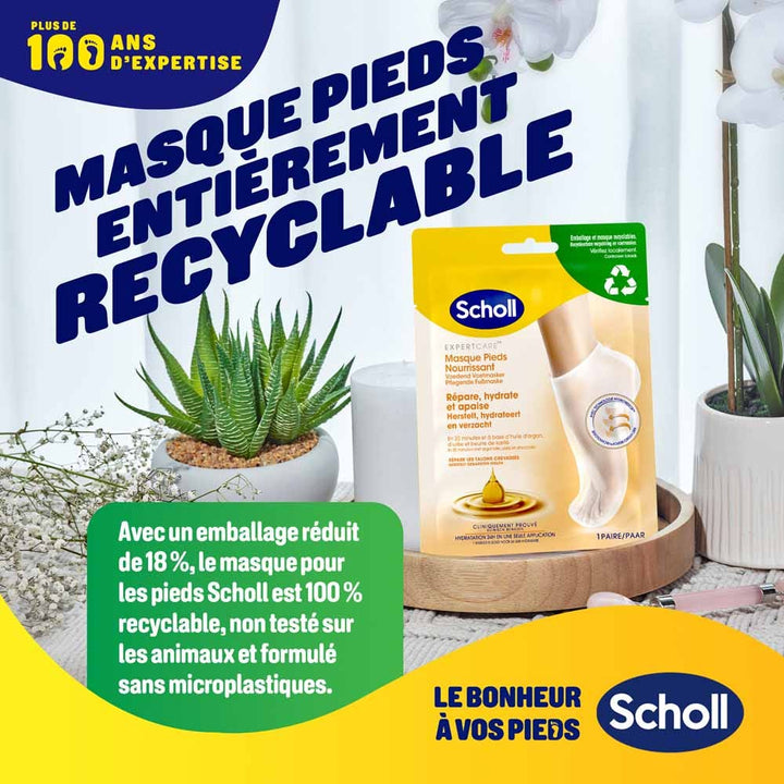 Scholl Nourishing Foot Mask Argan Oil 1 Pair