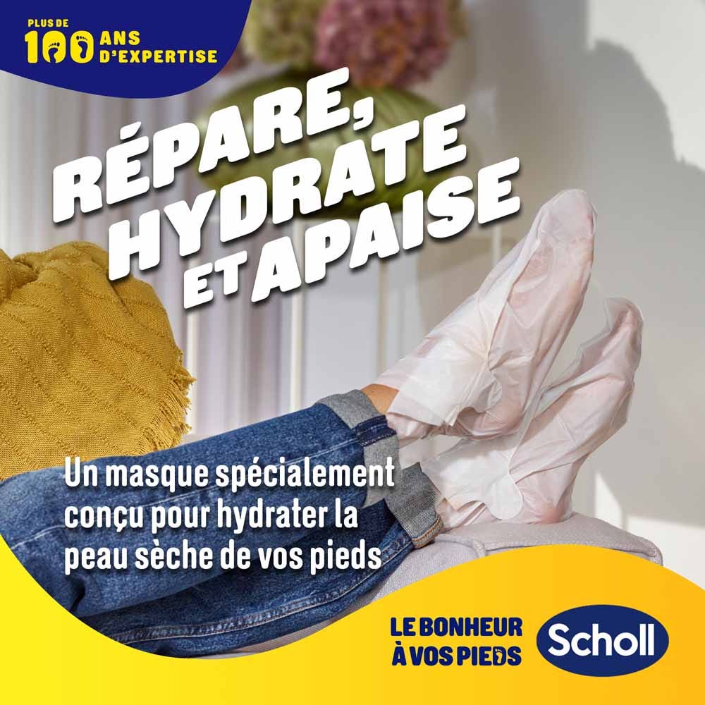 Scholl Nourishing Foot Mask Argan Oil 1 Pair