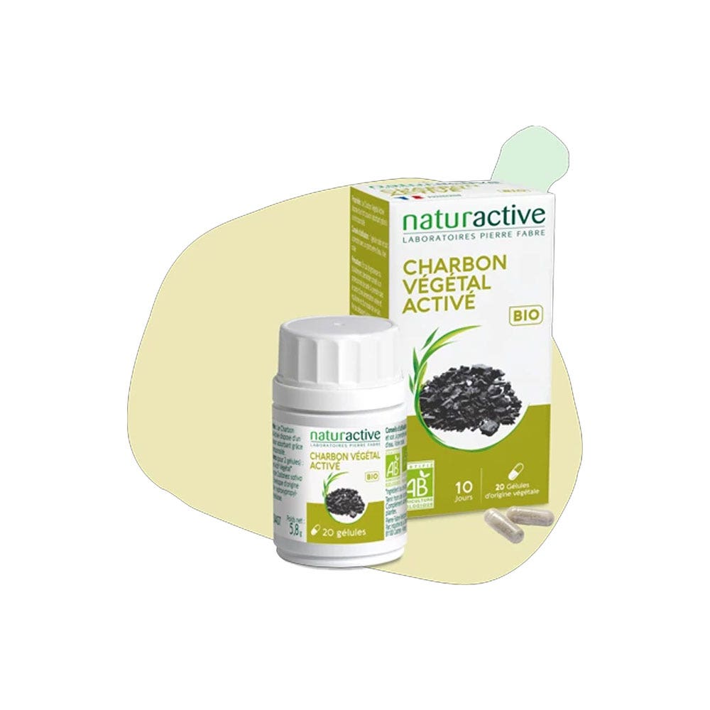 Naturactive Activated Charcoal Organic 60 capsules