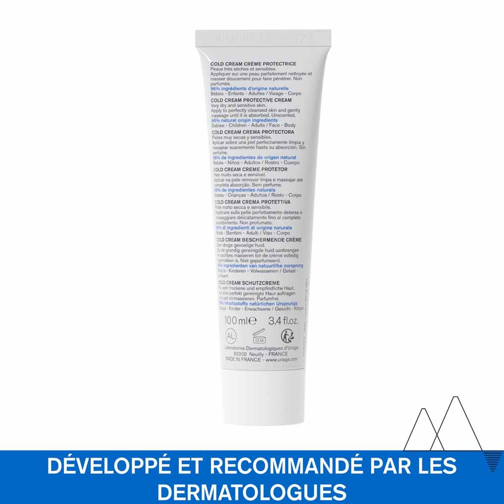 Uriage Cold Cream Protective Cream 100ml (3.38fl oz)