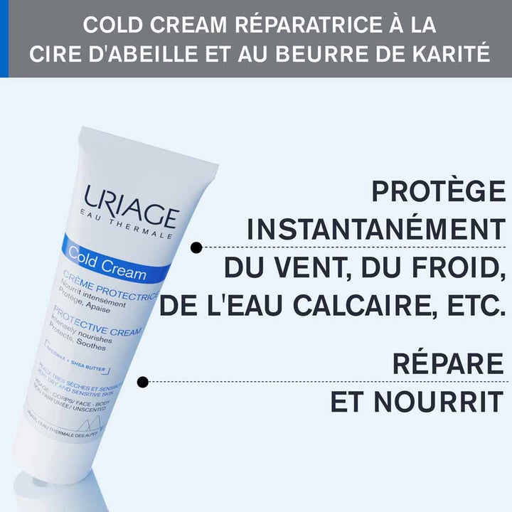 Uriage Cold Cream Protective Cream 100ml (3.38fl oz)