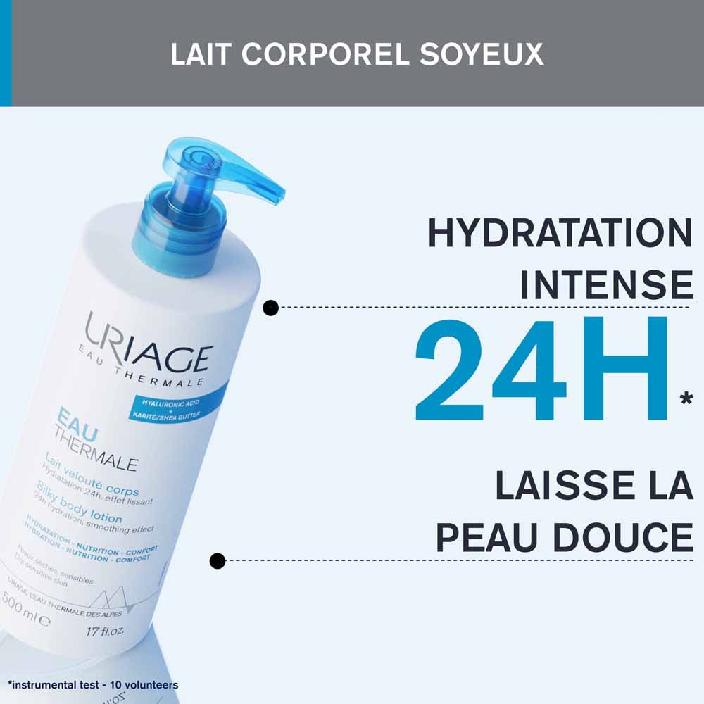 Uriage Thermal water and hydration Velvety Body Milk 500ml (16.91fl oz)
