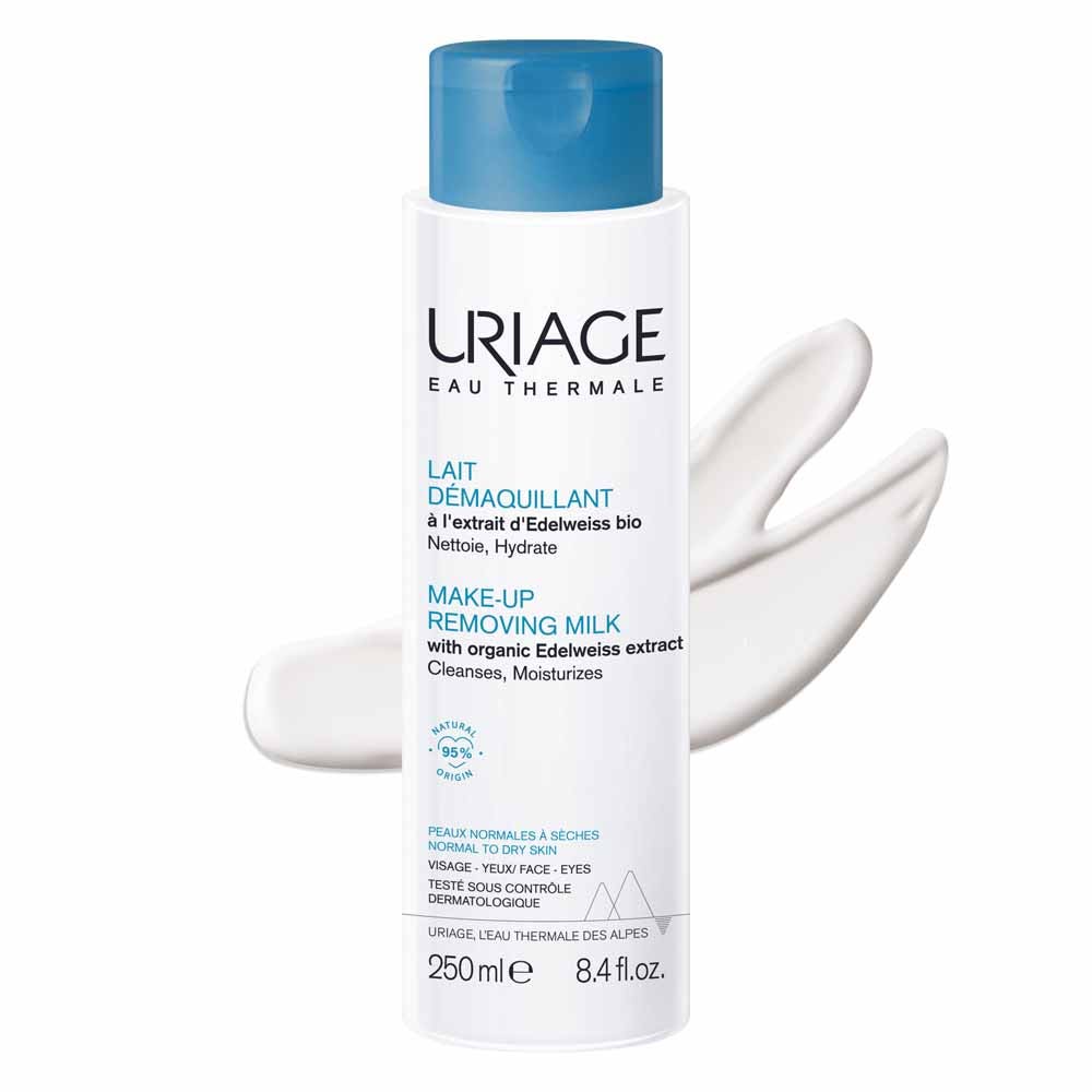Uriage Facial Hygiene Cleansing Milk Normal To Dry Skins 250ml (8.45fl oz)