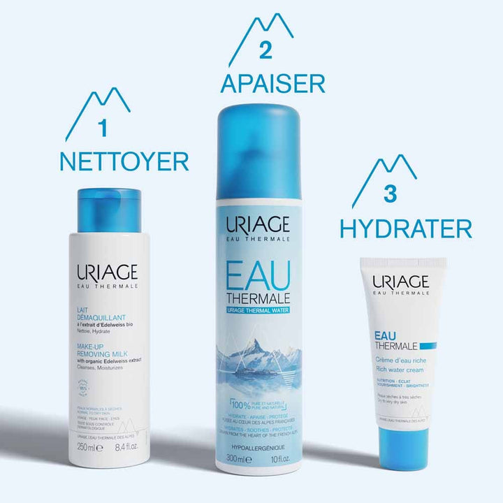 Uriage Facial Hygiene Cleansing Milk Normal To Dry Skins 250ml (8.45fl oz)