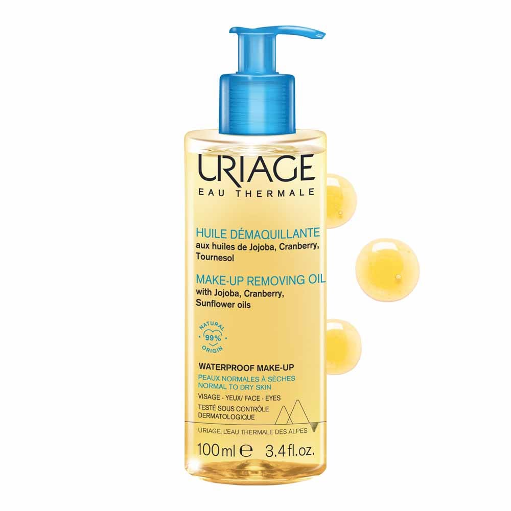 Uriage Thermal Water Cleansing Oil Normal to Dry Skin 100ml (3.38fl oz)