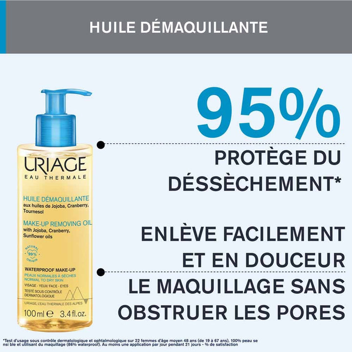 Uriage Thermal Water Cleansing Oil Normal to Dry Skin 100ml (3.38fl oz)