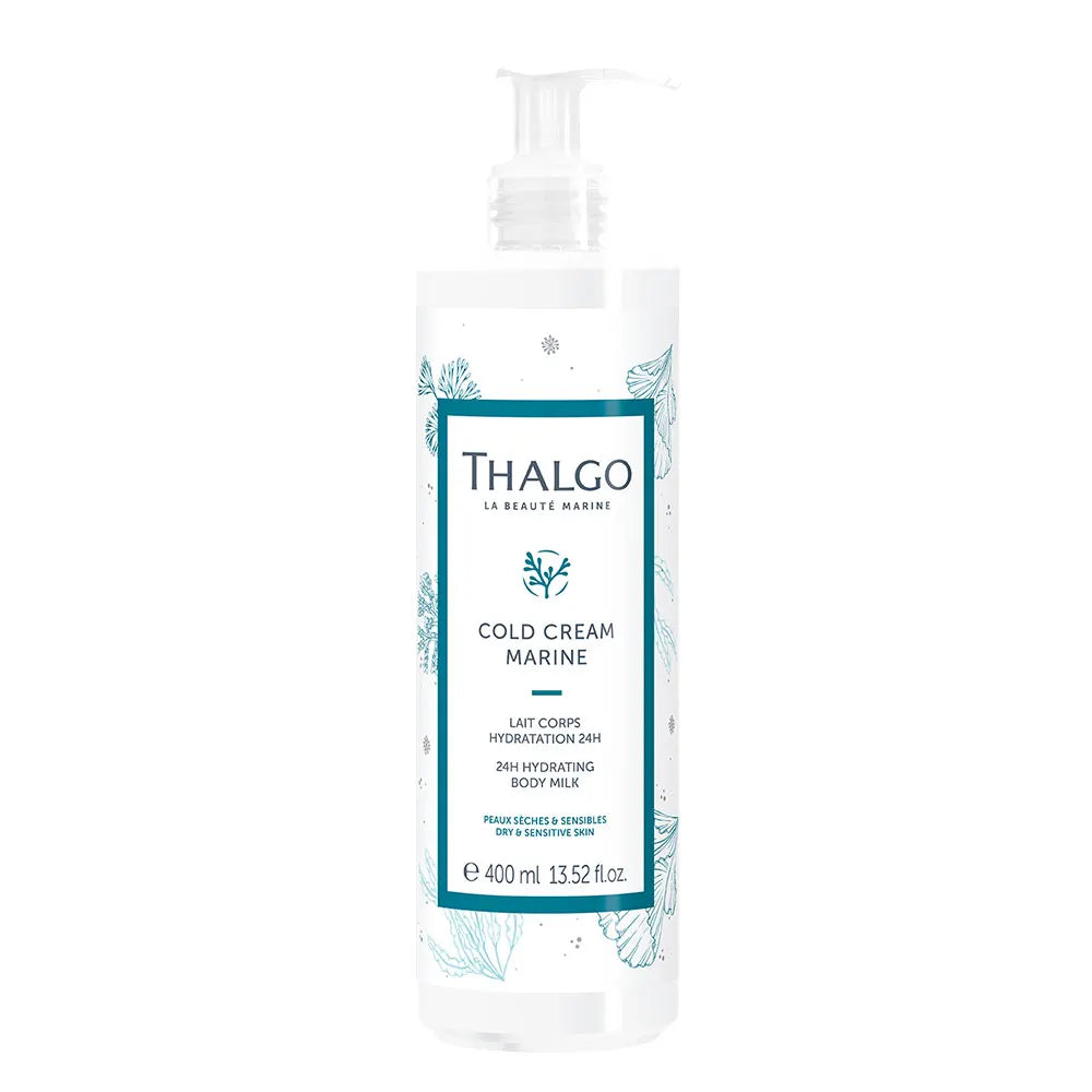 Thalgo Cold Cream Marine Lait Corps Hydratation 24H Peaux Sèches et Sensibles 400 ml 