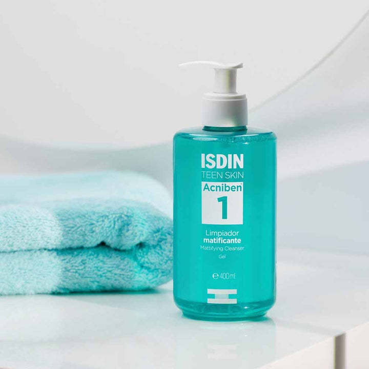 Isdin Acniben Mattifying cleansing gel 400 ml (13.53fl oz)