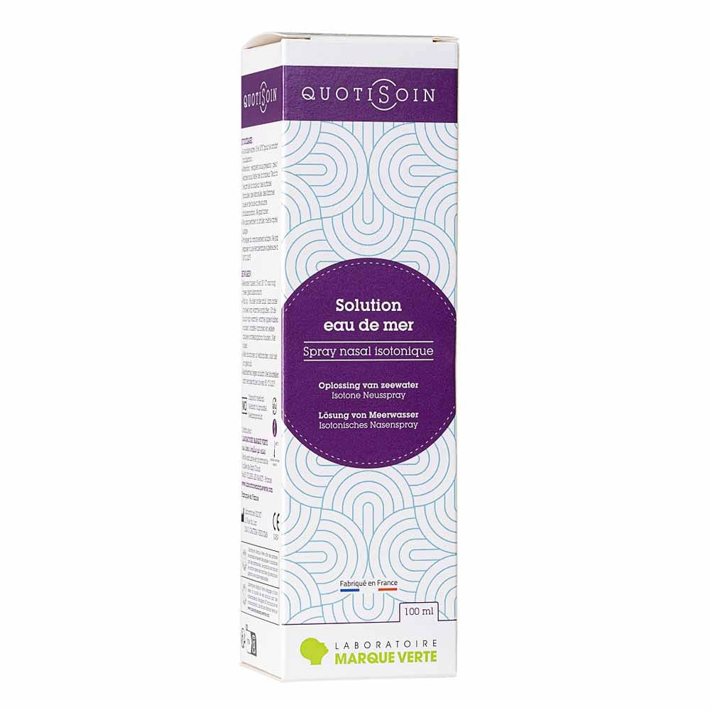Marque Verte Quotisoin Seawater nasal spray 100 ml (3.38fl oz)