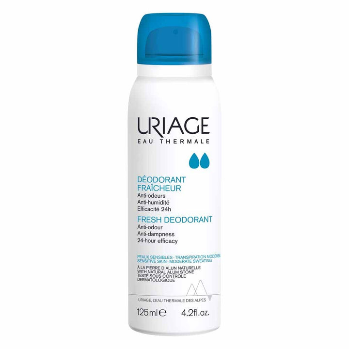 Uriage Refreshing Deodorant Anti-Odour Anti-Humidity Sensitive Skin 125ml (4.23fl oz)
