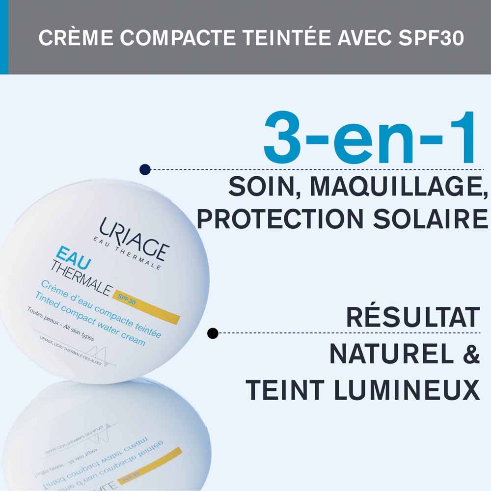 Uriage Eau Thermale D'Uriage Compact Water Cream Spf30 Tinted 10g (0.35 oz)