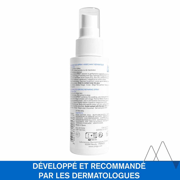 Uriage Bariéderm-Cica Drying repair spray frail and irritated skin 100 ml (3.38fl oz)