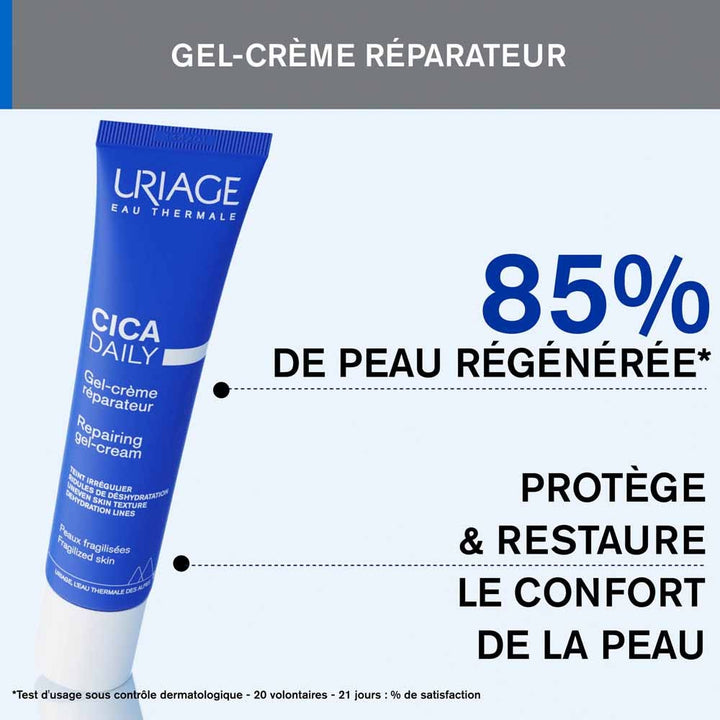 Uriage CICA Daily Repairing Gel-Cream 40ml (1.35fl oz)