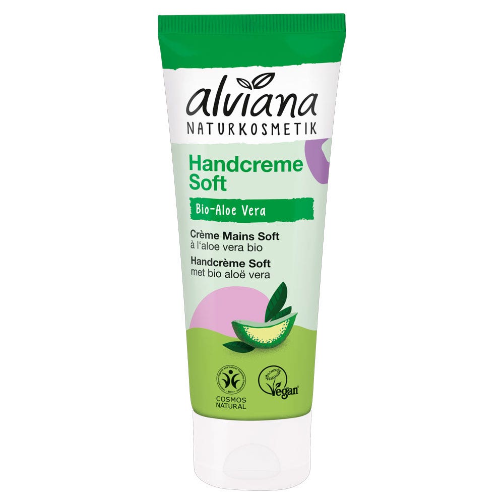 Alviana Hand cream with organic aloe vera 75 ml (2.54fl oz)