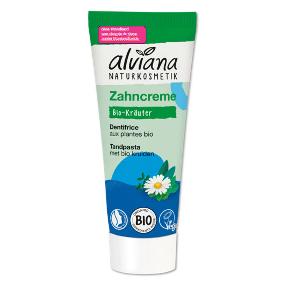 Alviana Toothpaste Organic plant-based fluoride-free toothpaste 75ml (2.54fl oz)