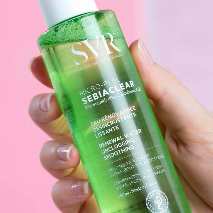 SVR Sebiaclear Micro-Peel Smoothing Renewal Water 150ml (5.07fl oz)