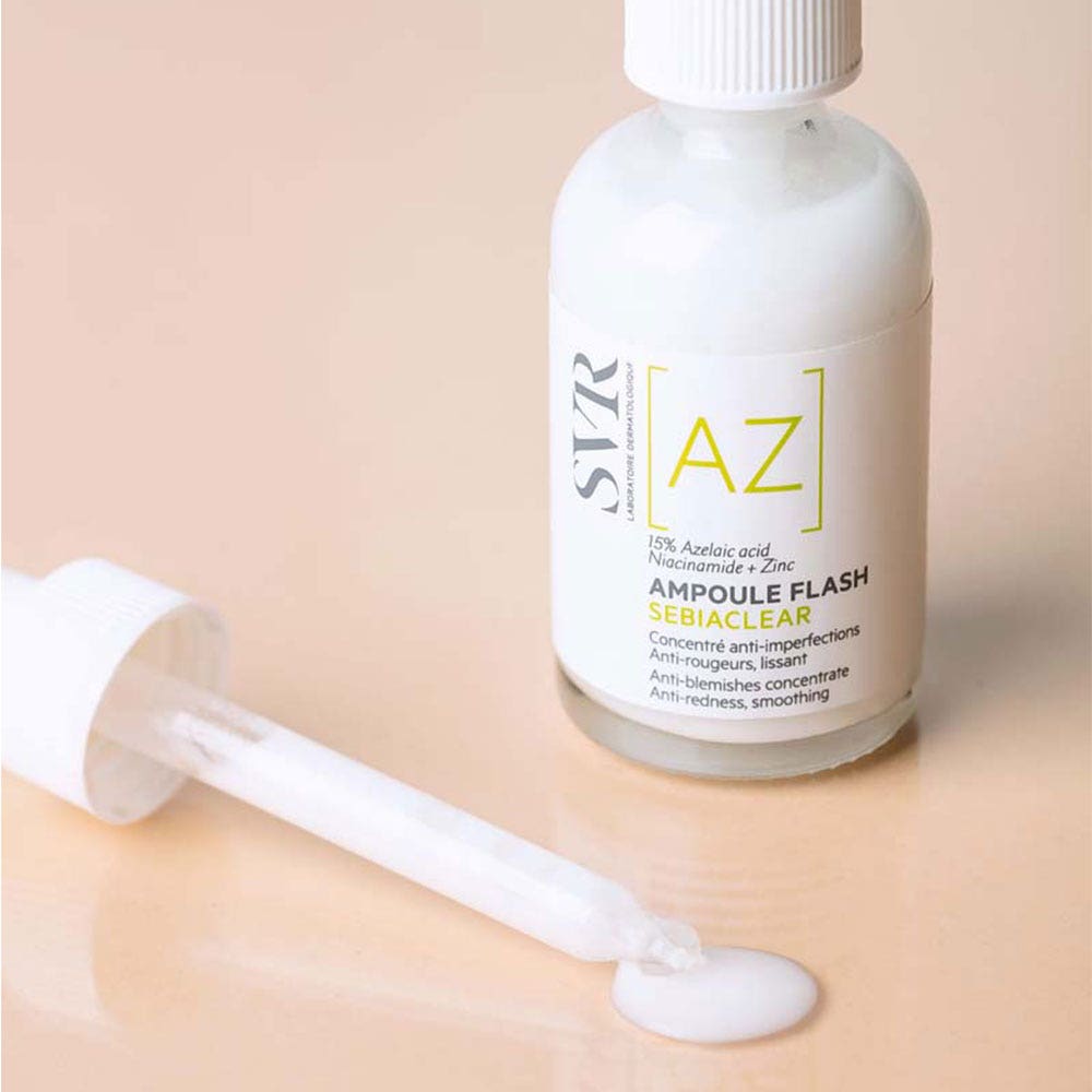 Svr Sebiaclear [AZ] Flash Ampoules anti blemishes, anti redness, smoothing 30ml (1.01fl oz)