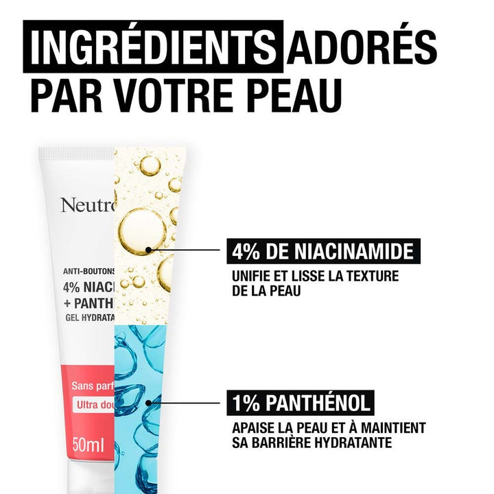 Neutrogena Anti-Bouton + Niacinamide Panthenol Hydrating Gel 50ml (1.69fl oz)