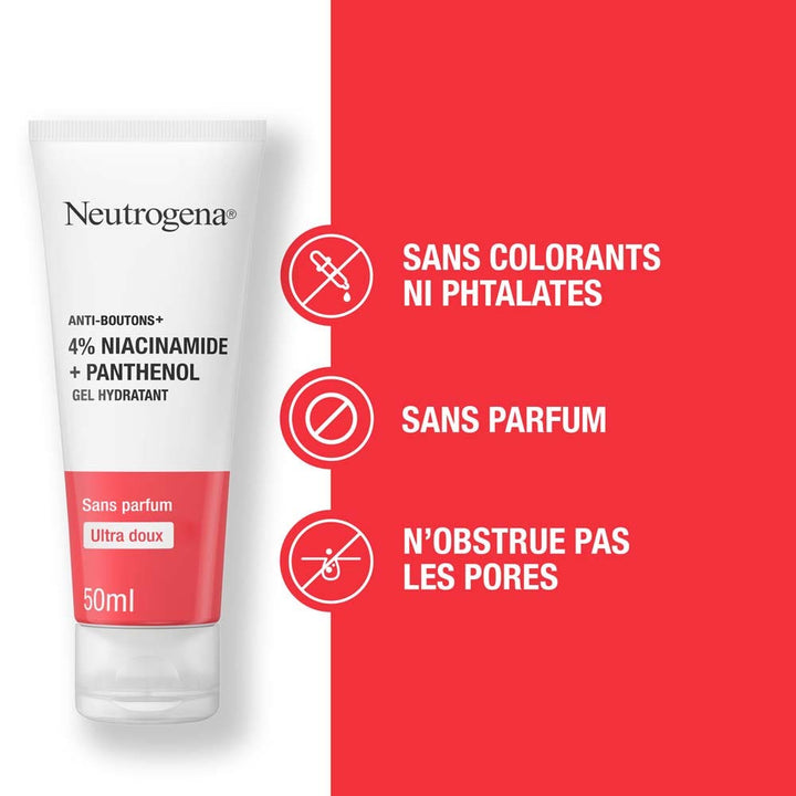 Neutrogena Anti-Bouton + Niacinamide Panthenol Hydrating Gel 50ml (1.69fl oz)