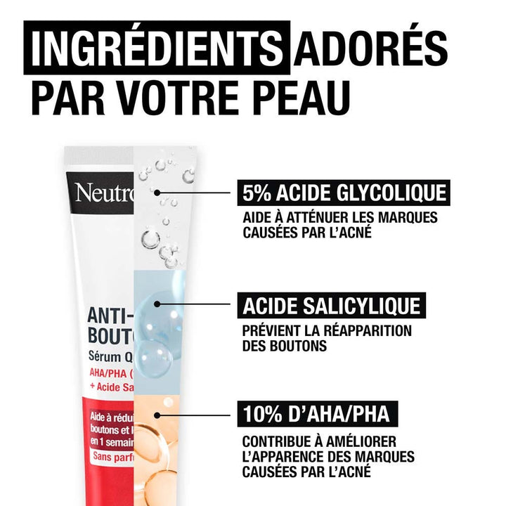 Neutrogena Anti-Bouton + AHA/PHA and Salicylic Acid Daily use serum 30ml (1.01fl oz)