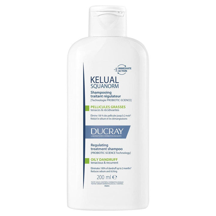 Ducray Kelual Squanorm Regulating treatment shampoo oily dandruff 200ml (6.76fl oz)