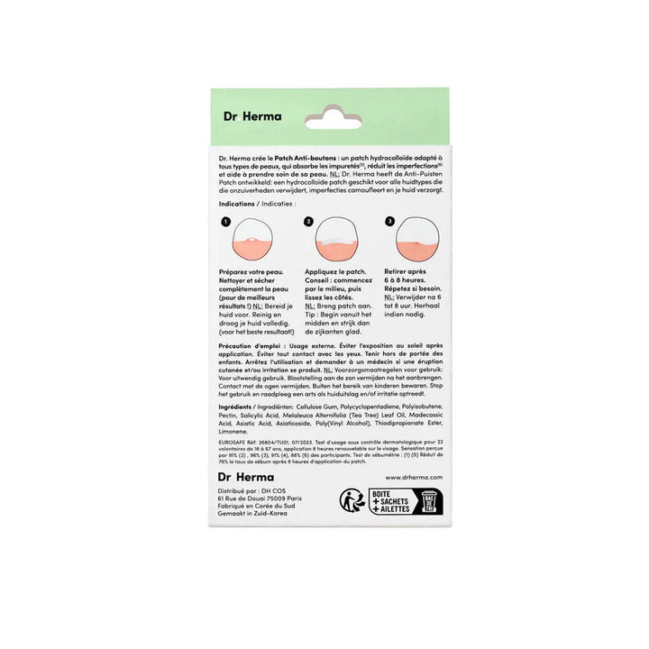 Dr. Herma Anti-spot patch nose patches 2 x 10 units