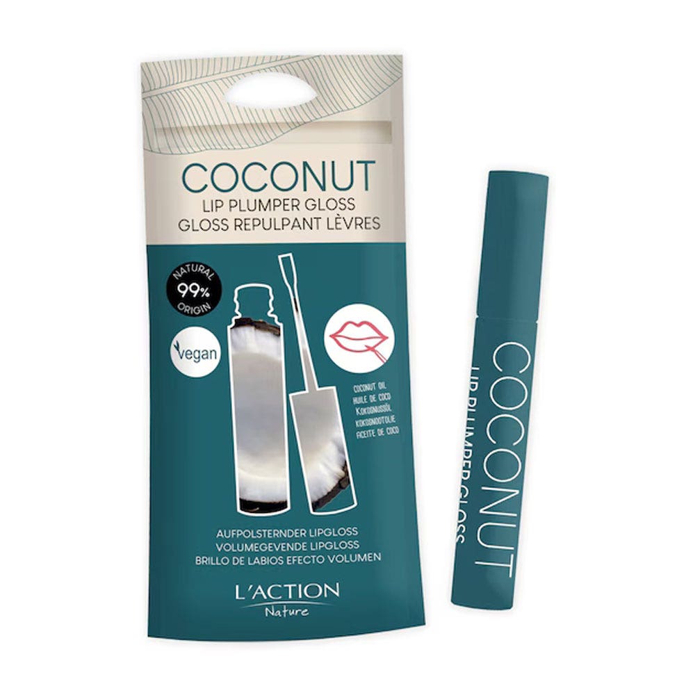 L'Action Cosmetique Mediatic Coconut Lip Plumping Gloss 10ml (0.34fl oz)