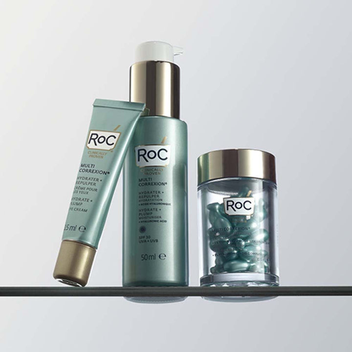 RoC Hydrate+ Plump Serum Capsules with 3% Hyaluronic Acid Complex