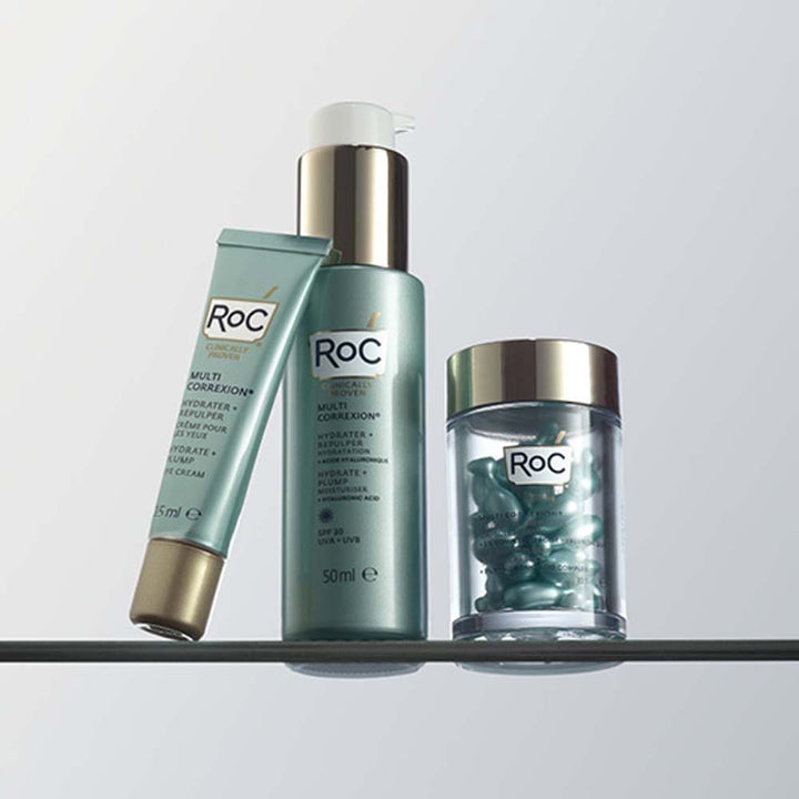 Hydrate ROC + crème pour les yeux dodue 15 ml (0,50fl oz)