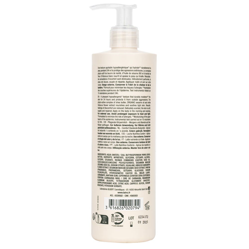 Laino Nutri Karité Comfort Nourishing Milk 400ml (13.53fl oz)