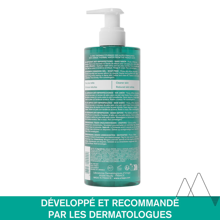 Uriage Hyseac Cleansing Gel for Combination to Oily Skin 500ml (16.90fl oz)