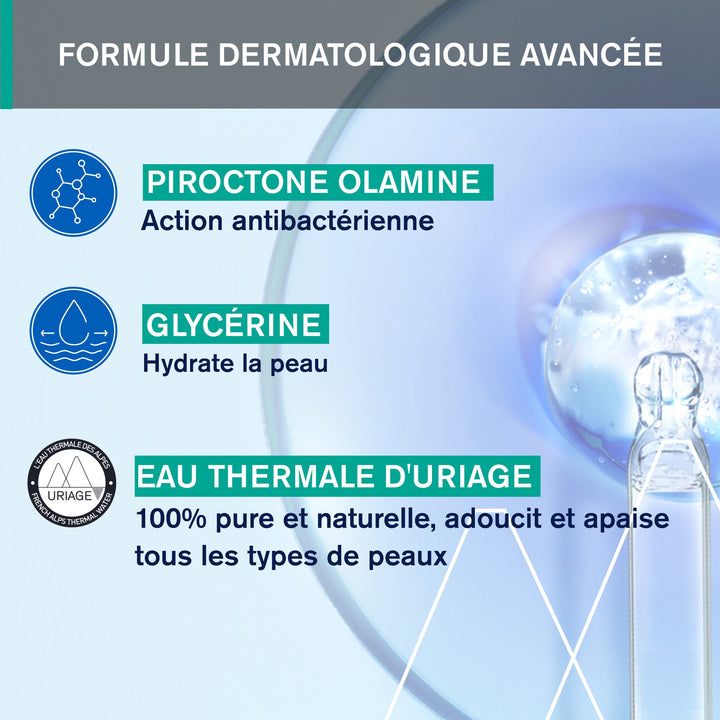 Uriage Hyseac Cleansing Gel for Combination to Oily Skin 500ml (16.90fl oz)