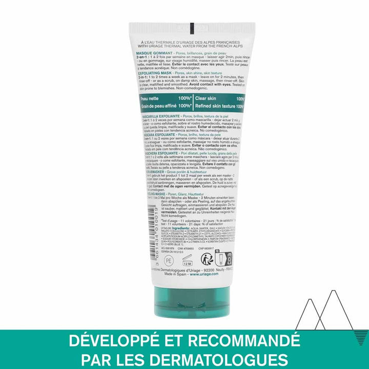 Uriage Hyseac Exfoliating Mask for Combination to Oily Skin 100ml (3.38fl oz)