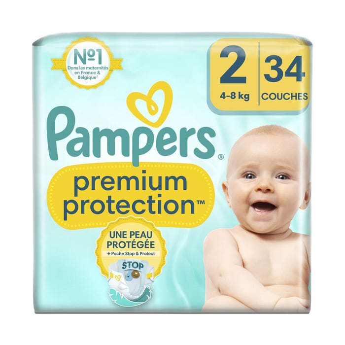 Pampers Premium Diapers Size 2 x34