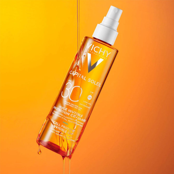 Vichy Capital Soleil Invisible Cellular Protection Oil SPF30 200 ml (6.76fl oz)