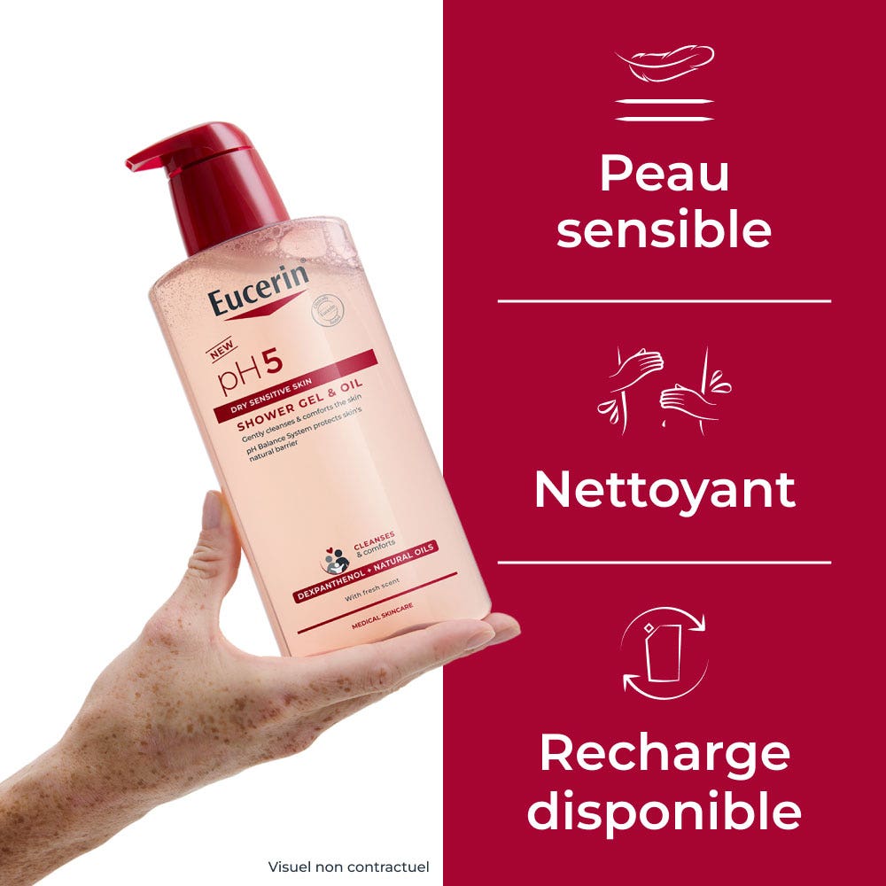 Eucerin Ph5 Shower Oil-Gel 400ml (13.53fl oz)