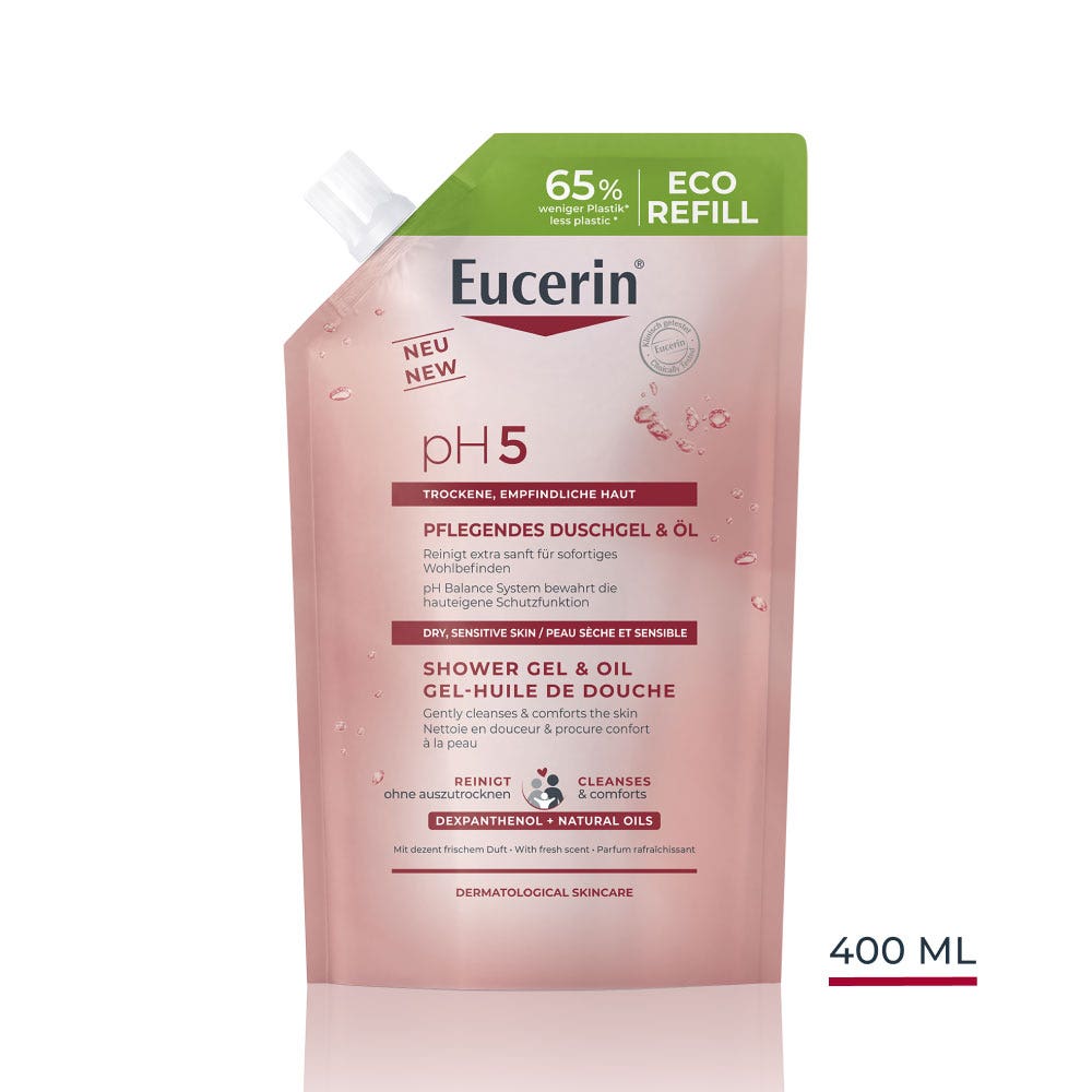 Eucerin Ph5 Shower Oil Gel Refills 400ml (13.53fl oz)