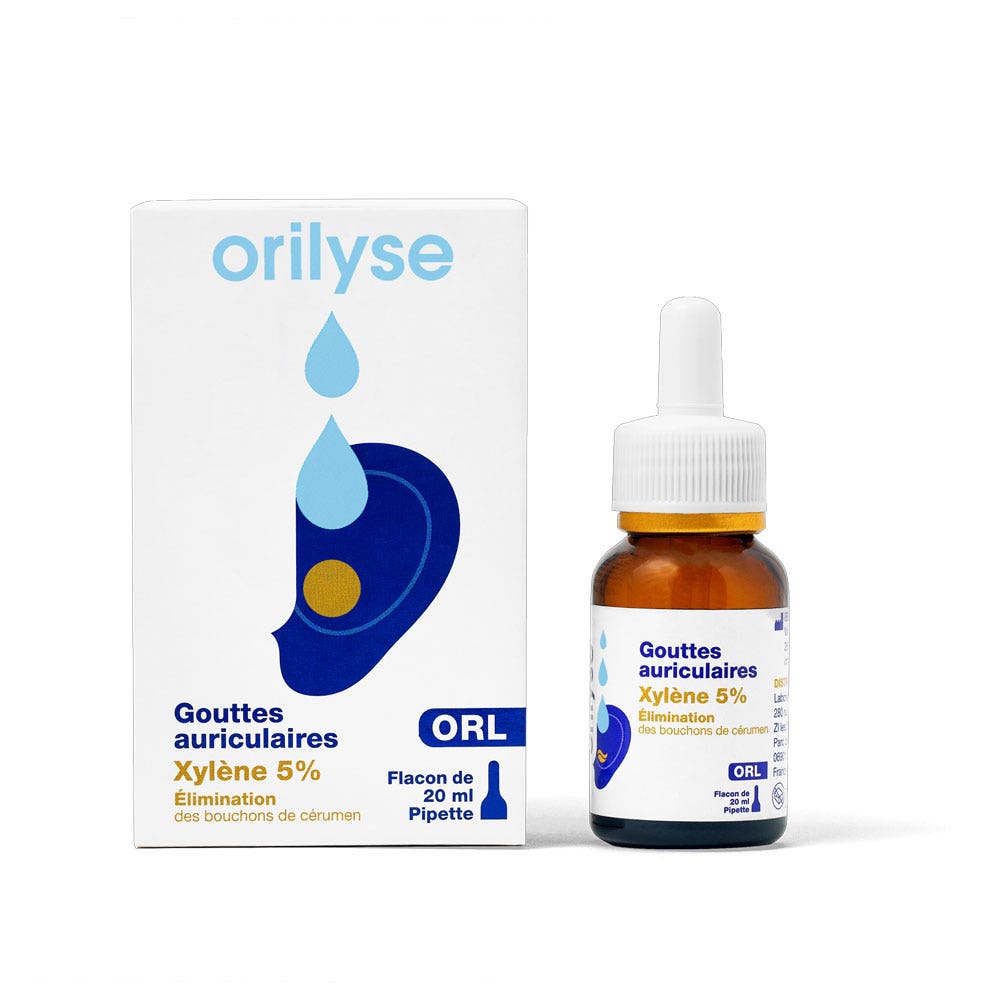 IBSA Orilyse Ear Drops removes earwax buildup 20 ml (0.68fl oz)