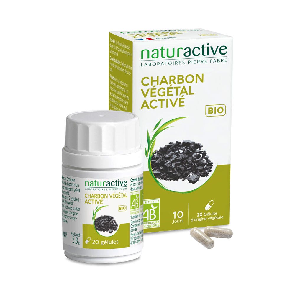 Naturactive Activated Charcoal 20 capsules