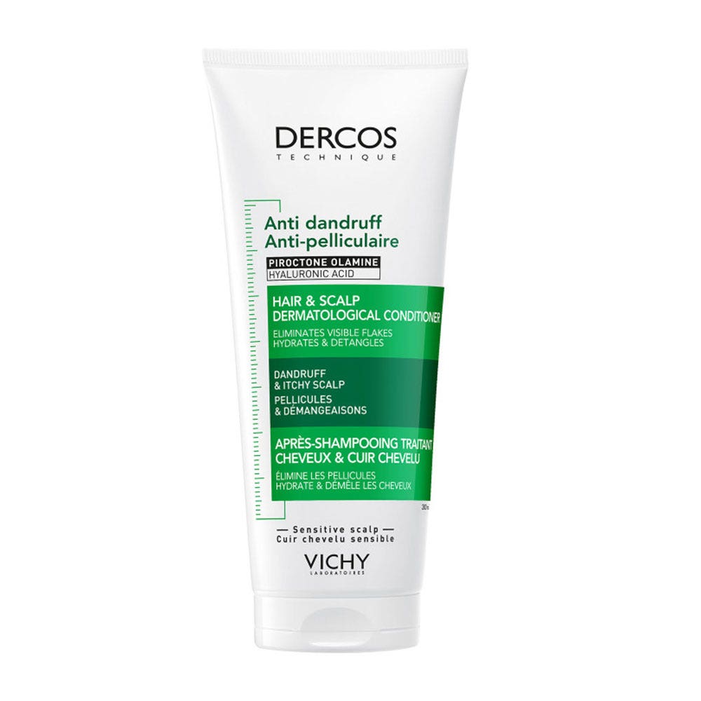 Vichy Dercos Après-shampoing Traitant Anti-pelliculaire Cheveux & Cuir Chevelu 200ml (6.76fl oz)