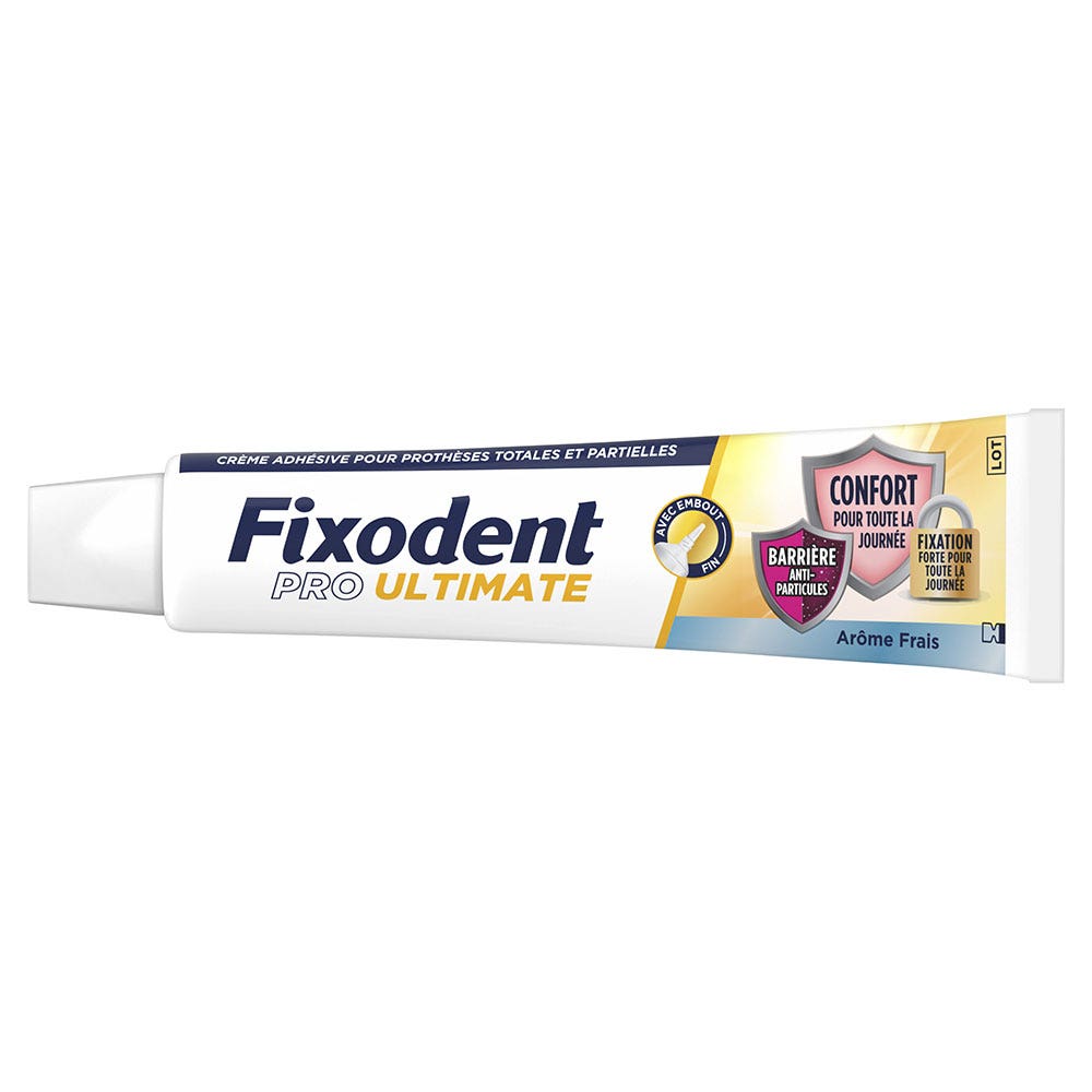Fixodent Pro Ultimate Adhesive Cream for Total & Partial Dentures Freshness 57ml (1.93fl oz)